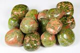Large Tumbled Unakite Stones - Photo 4